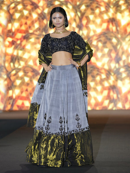 Artistic soothing vivid designer lehenga