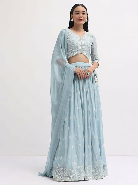 Elegant Georgette Lehenga Choli with Sequence