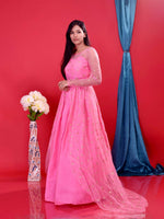 Blushing Elegance: The Pink Gown - Embrace Graceful Femininity